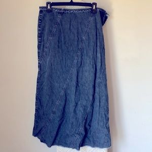 Liz Claiborne Jean skirt 12 maxi